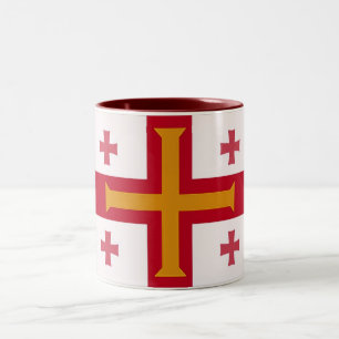 Tasse 2 Couleurs Musique rouge et orange