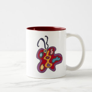Tasse 2 Couleurs Musique rouge Flutter