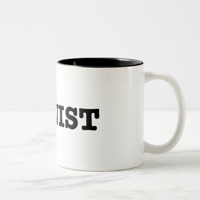 Tasse 2 Couleurs Musique sioniste (Droit)