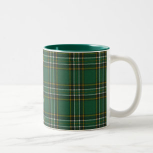 Tasse 2 Couleurs Musique Tartan d'origine irlandaise
