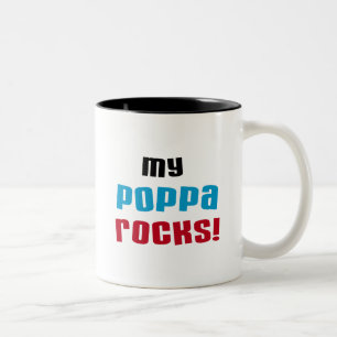 Tasse 2 Couleurs My Poppa Rocks Tshirts et cadeaux