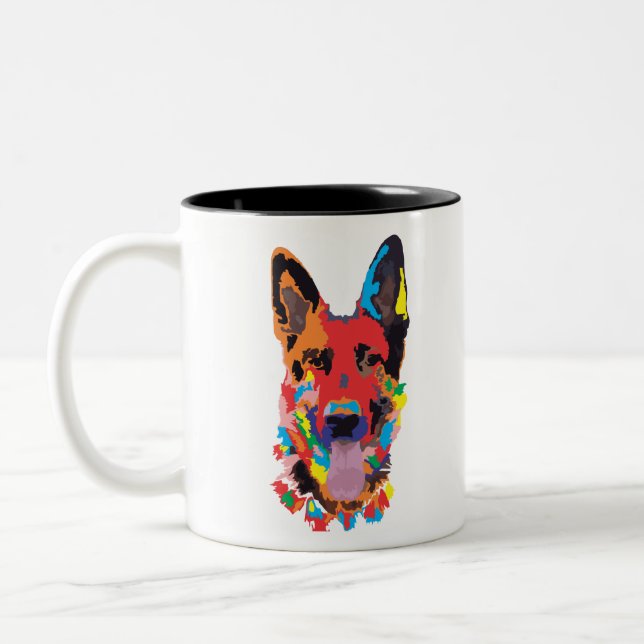 Tasse 2 Couleurs N ovćar boja (Gauche)