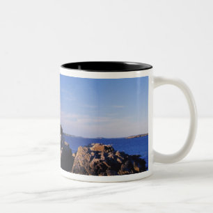 Tasse 2 Couleurs NA, États-Unis, Maine. Phare de Portland Head.
