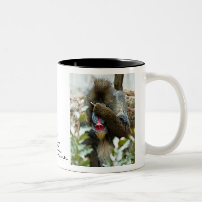Tasse 2 Couleurs Nada-Singe #160 (Droit)