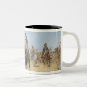 Tasse 2 Couleurs Napoléon arrivant à une oasis d'Egyptien (l'huil