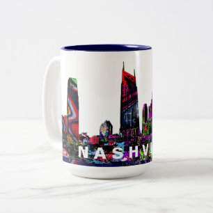 Tasse 2 Couleurs Nashville en graffiti