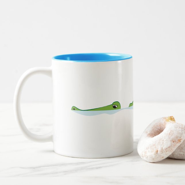 Tasse 2 Couleurs Natation Gator (Avec donut)