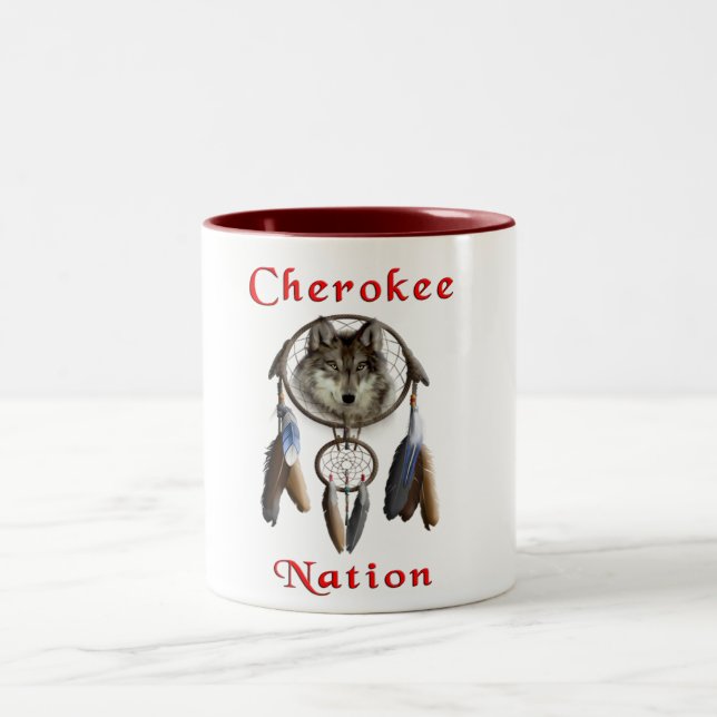 Tasse 2 Couleurs Nation cherokee (Centre)