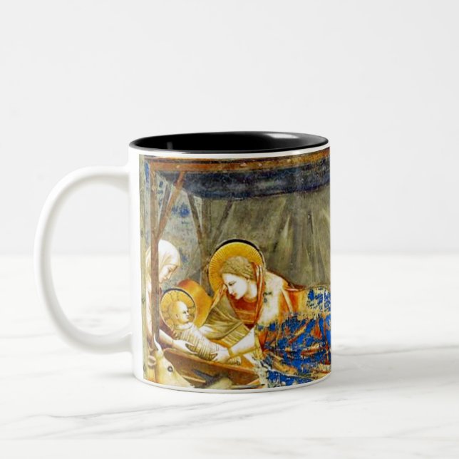 Tasse 2 Couleurs Nativité Naissance de Jésus (Gauche)