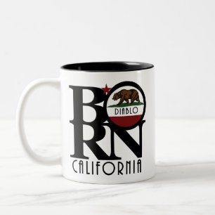 Tasse 2 Couleurs NÉ Diablo California 11oz