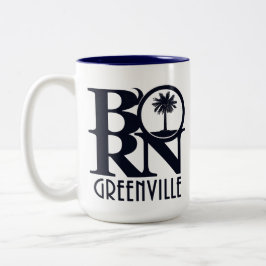 Tasse 2 Couleurs NÉ Greenville SC 15oz