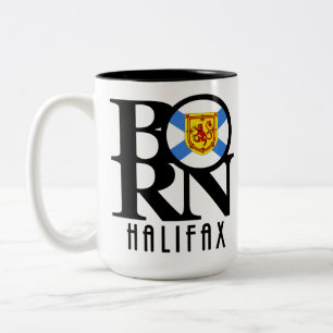 Tasse 2 Couleurs NÉ Halifax Nouvelle-Écosse 15oz