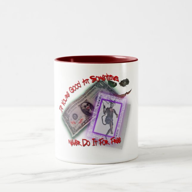 Tasse 2 Couleurs Ne le faites jamais pour libre ! (Centre)