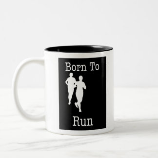 Tasse 2 Couleurs Né pour courir