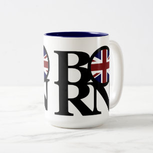 Tasse 2 Couleurs NÉ Royaume-Uni 15oz