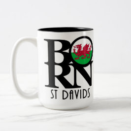 Tasse 2 Couleurs NÉ St Davids 15oz