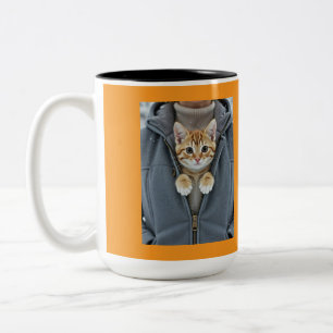 Tasse 2 Couleurs Ne touchez pas, parfaite maman chat,