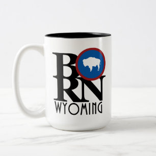 Tasse 2 Couleurs NÉ Wyoming 15 oz