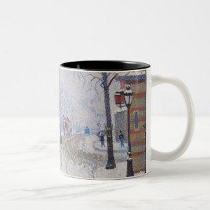Tasse 2 Couleurs Neige, Boulevard de Clichy, Paris, 1886
