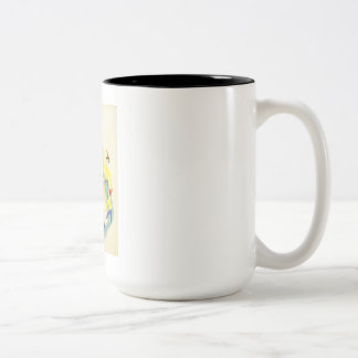Tasse 2 Couleurs Neige vintage blanche et l'affiche de sept nains