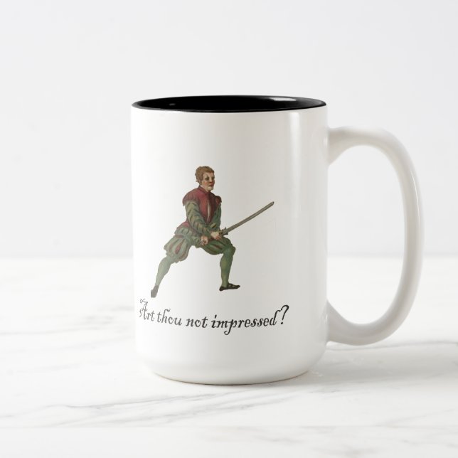 Tasse 2 Couleurs N'es-tu pas impressionné ? Café (Droit)