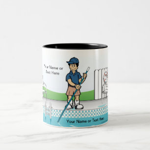 Tasse 2 Couleurs Nettoyeur de piscine personnalisé - Homme