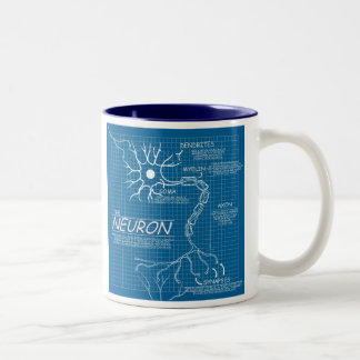 Tasse 2 Couleurs neurone de modèle