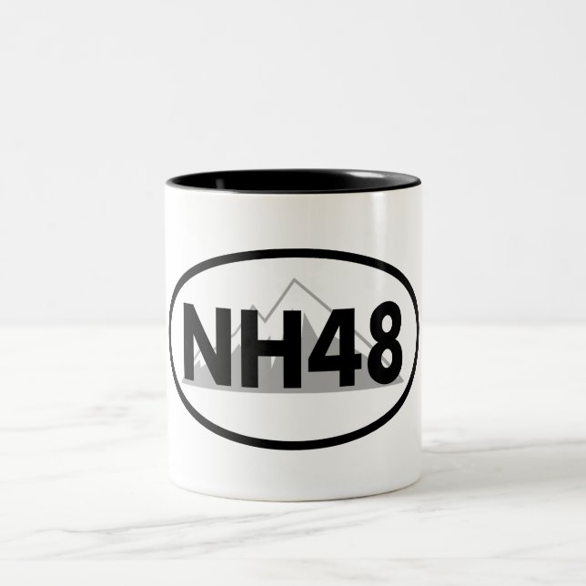 Tasse 2 Couleurs New Hampshire 48 Oval (Centre)