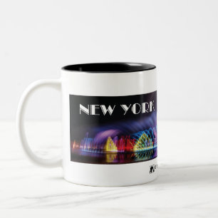 TASSE 2 COULEURS NEW YORK SPARKLE