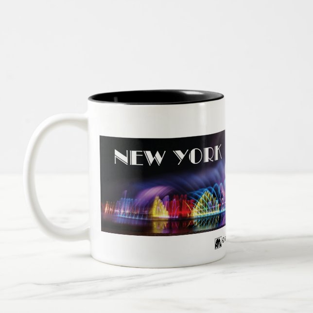 TASSE 2 COULEURS NEW YORK SPARKLE (Gauche)