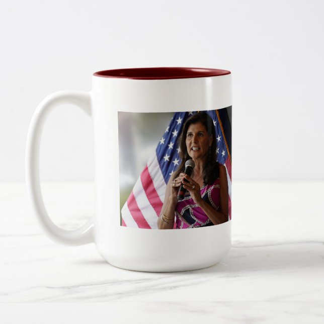 Tasse 2 Couleurs Nikki Haley, Président (Gauche)