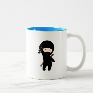 Tasse 2 Couleurs Ninja heureux minuscule