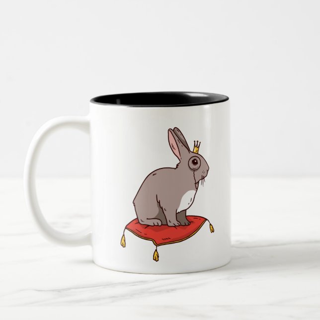 Tasse 2 Couleurs Noble lapin (Gauche)