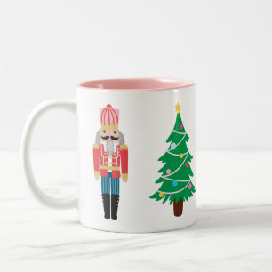 Tasse 2 Couleurs Noël classique des noisettes