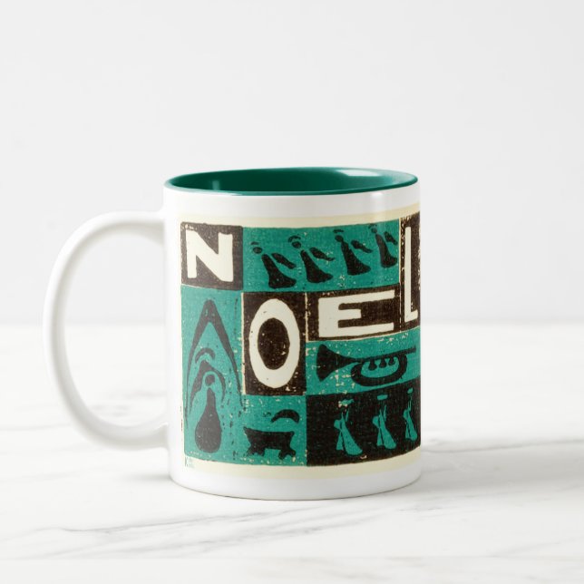 Tasse 2 Couleurs Noel Green (Gauche)