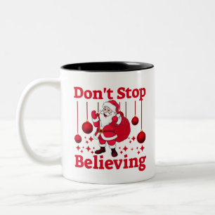 Tasse 2 Couleurs Noël Le Père Noël croit