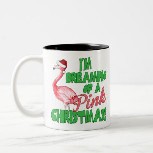 Tasse 2 Couleurs Noël rose