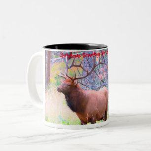 Tasse 2 Couleurs Noël Salutations Mon Hunter Gatherer