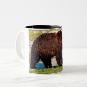 Tasse 2 Couleurs Noël Salutations Mon Hunter Gatherer