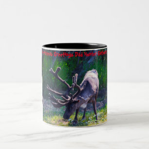 Tasse 2 Couleurs Noël salutations Papa Hunter Gatherer