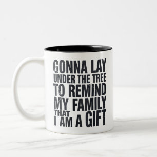 Tasse 2 Couleurs Noël va être sous l'arbre Famille de Noël