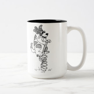 Tasse 2 Couleurs Noir et blanc de springer spaniel