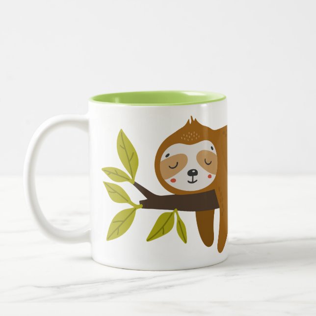 Tasse 2 Couleurs Nom personnalisé Cire fentes (Gauche)