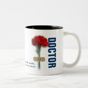 Tasse 2 Couleurs Nom personnalisé Docteur Appréciation Cadeau