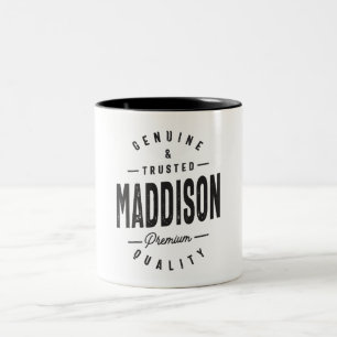 Tasse 2 Couleurs Nom personnalisé Maddison