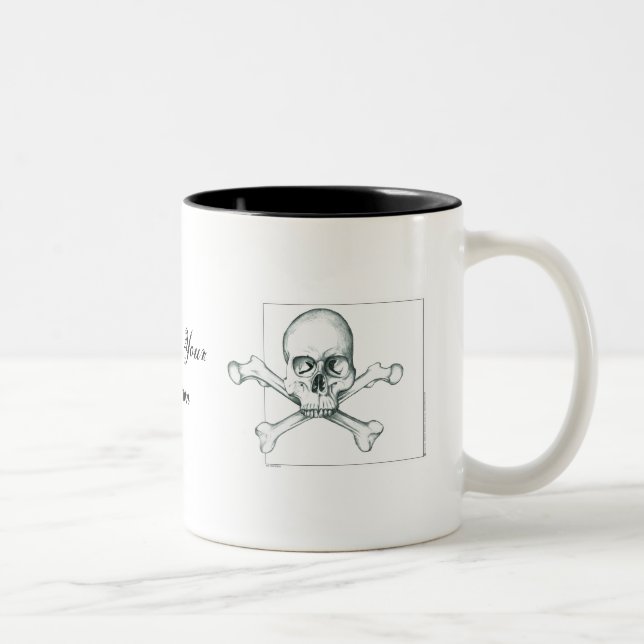 Tasse 2 Couleurs Nommez votre poison (Droit)