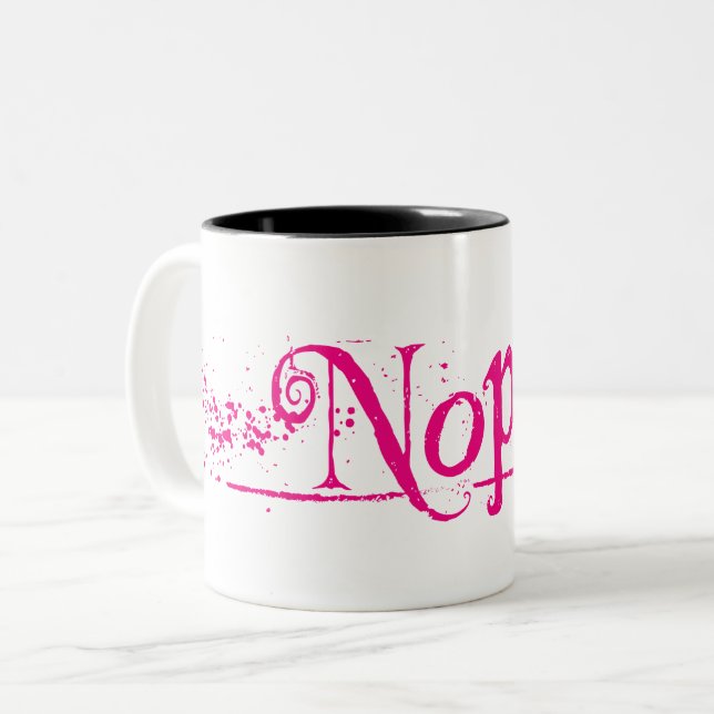 Tasse 2 Couleurs  Non. Non. (Devant gauche)