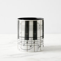 Notes de clavier et de musique de piano