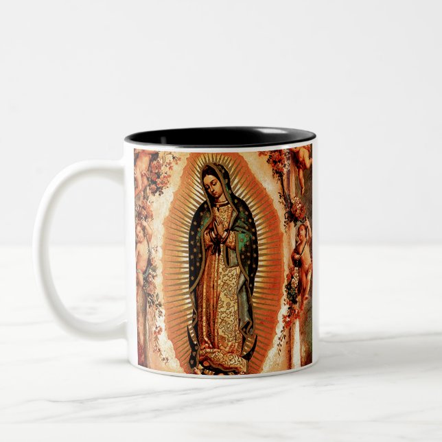 Tasse 2 Couleurs Notre Madame de Guadalupe (Gauche)
