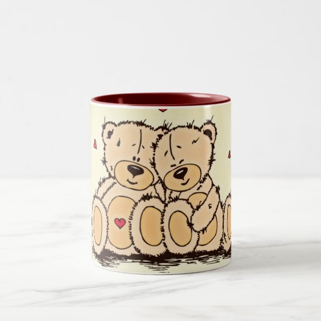 Tasse 2 Couleurs Nounours mignon (Centre)